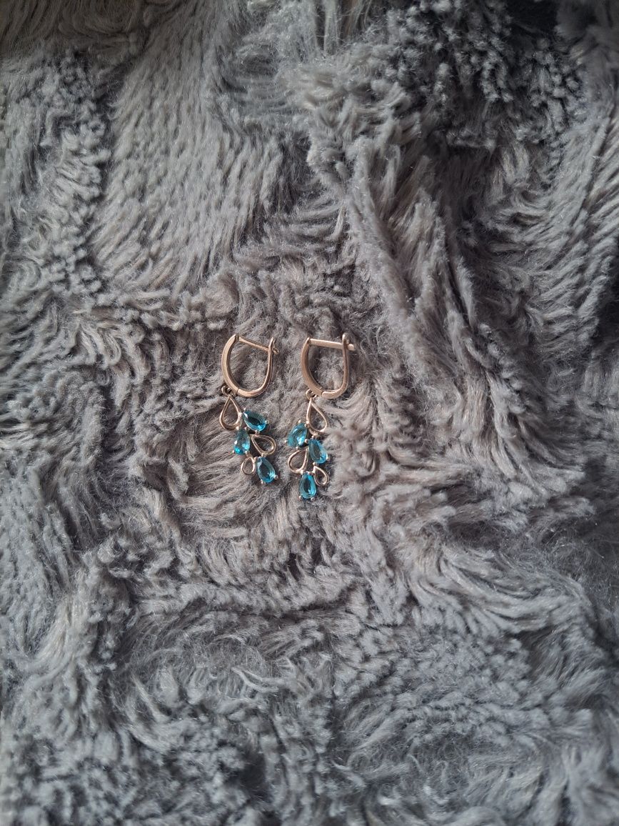 Серьги из серебра новые 925 проба