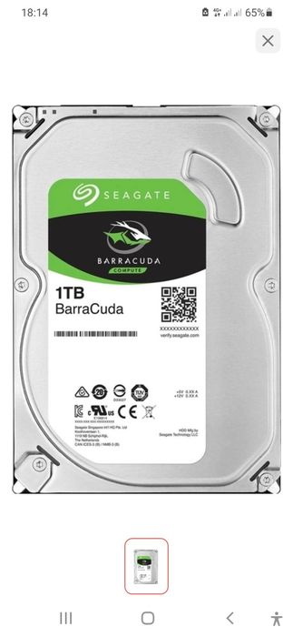 Seagate жесткий диск. 1Тб