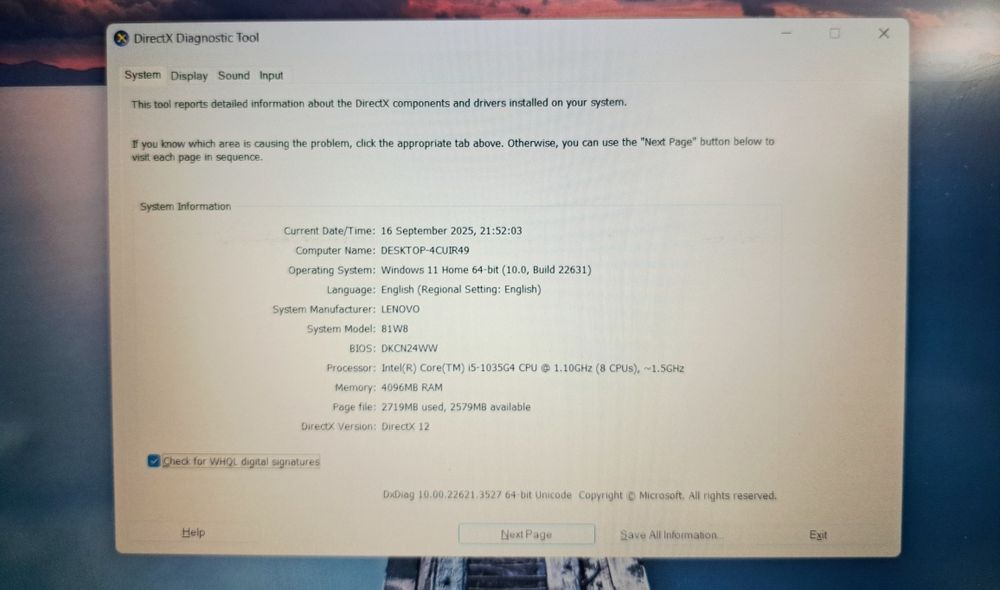 Lenovo IdeaPad S145-15IIL Intel Core I5-1035G4 Bmg Amanet 88272