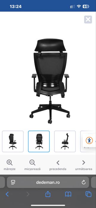 Vand scaun birou ergonomic Kronsit NOU, model Udine