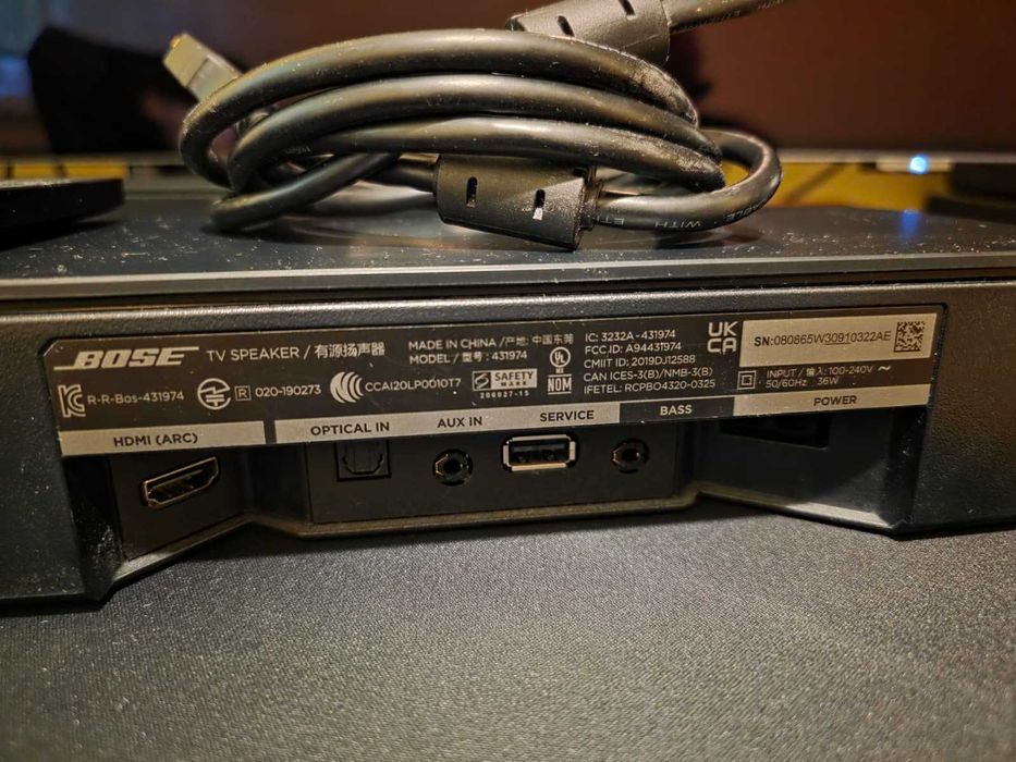 Soundbar BOSE TV Speaker , Garantie inca 1 an, Factura.