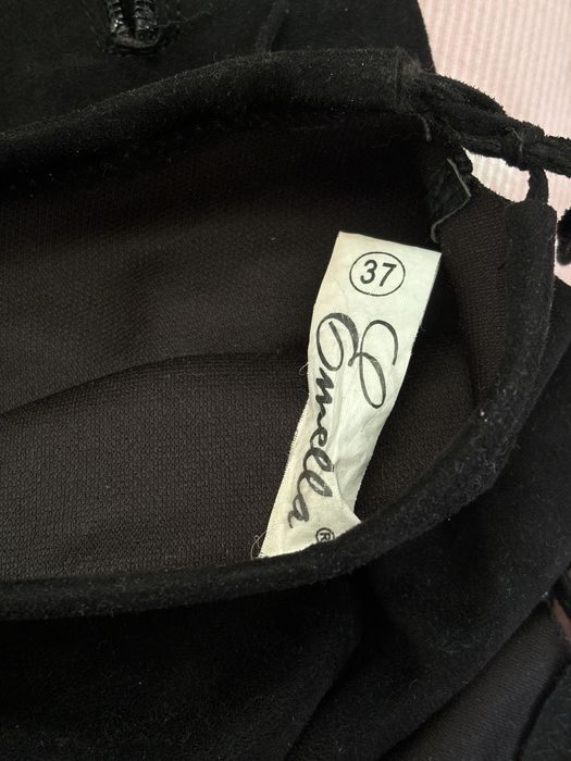 Черни чизми - велурени