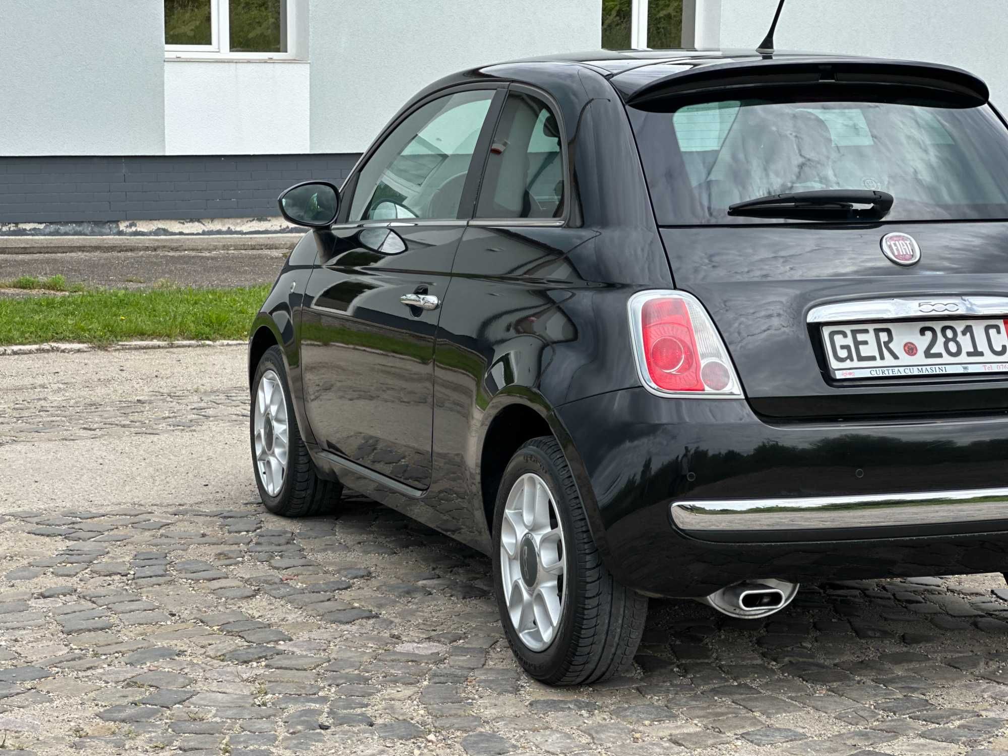 Fiat 500*aer conditionat*1.3 benzina*af.2009*piele*2 randuri de jante!