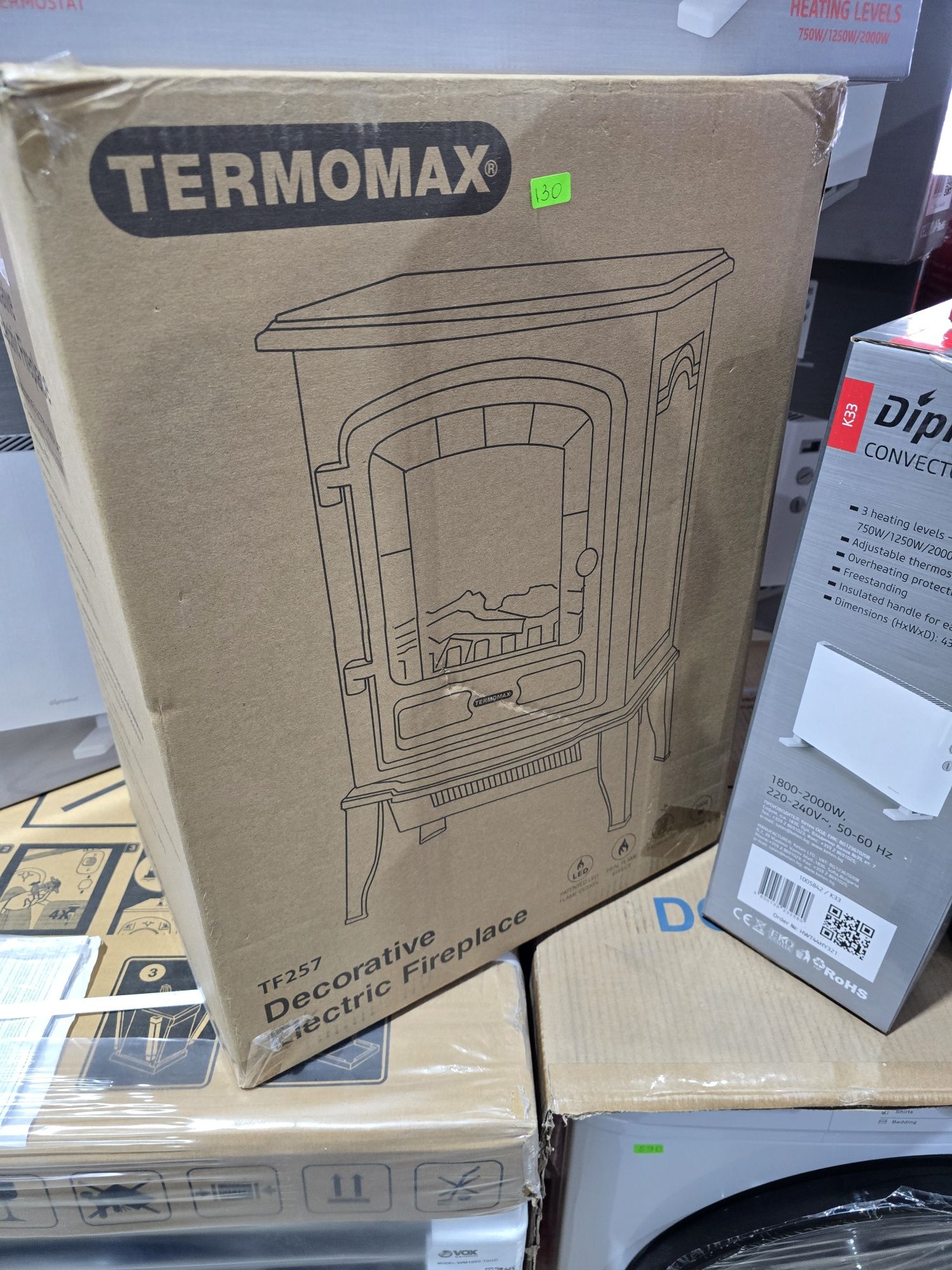 Нова камина електрическа Termomax TF257, 2000W