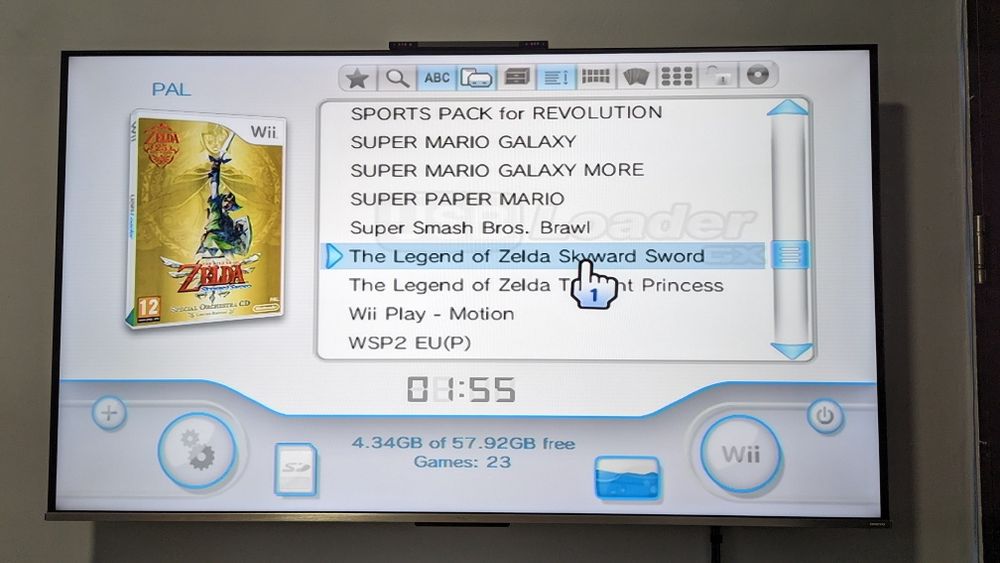 Nintendo Wii Mini Full box modat 64gb