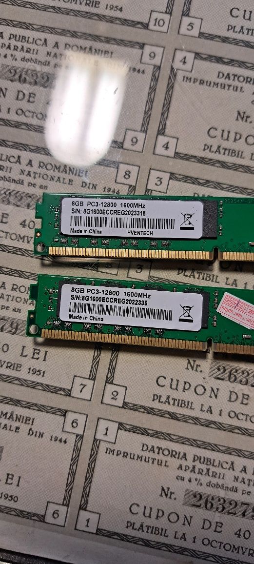 Memorii DDR 3, 2x8Gb