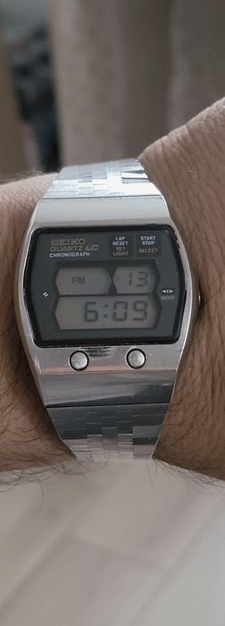 Seiko LCD chronograph