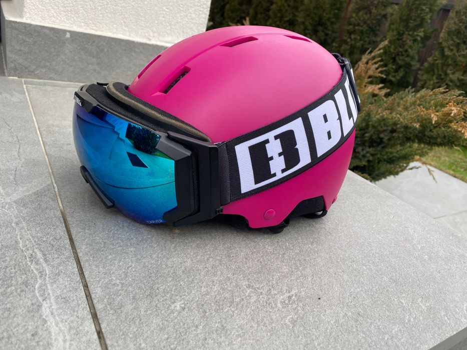 Cască și ochelari ski fete!