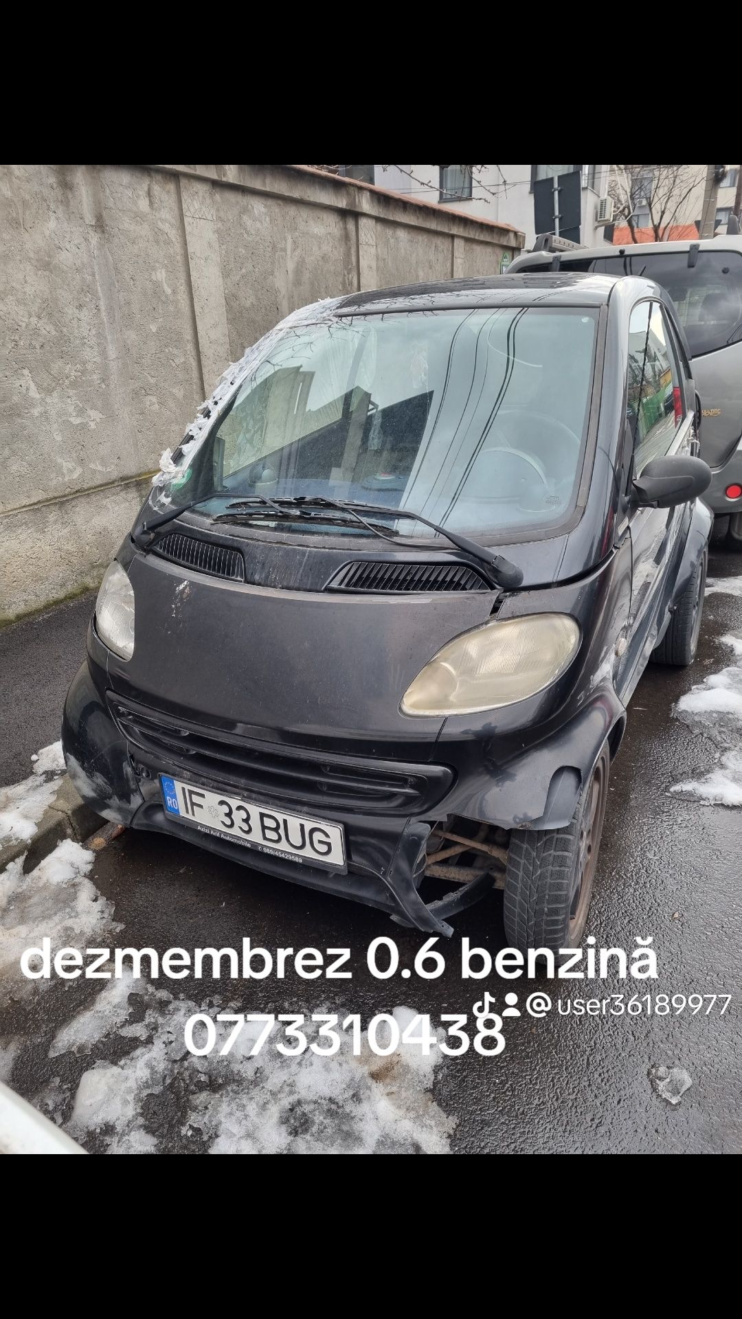 Dezmembrez Smart Fortwo 2001 0.6 benzină