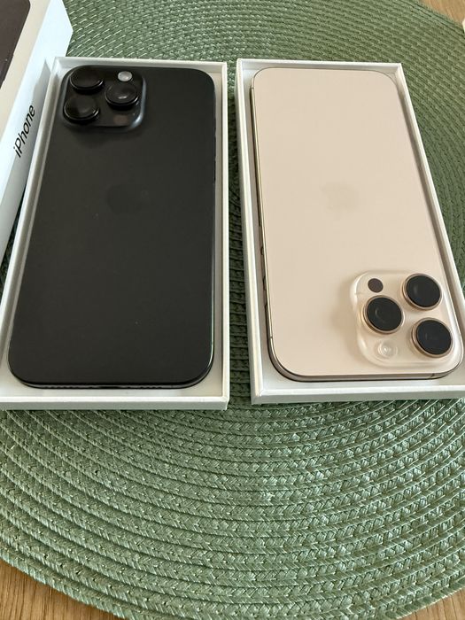 iPhone 16 Pro max Black/Desert Titanium 256GB-Като нови 100% гаранция