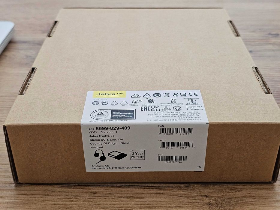 Слушалки с микрофон Jabra - Evolve 65