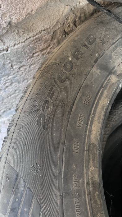 Қысқы шиналар сатылады, жағдайы жақсы, 235/60/18