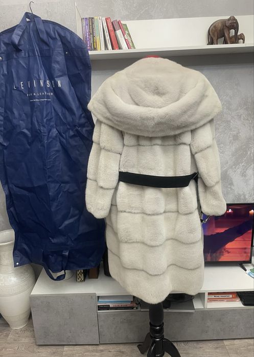 Норковая шуба плюшевая, 44-48