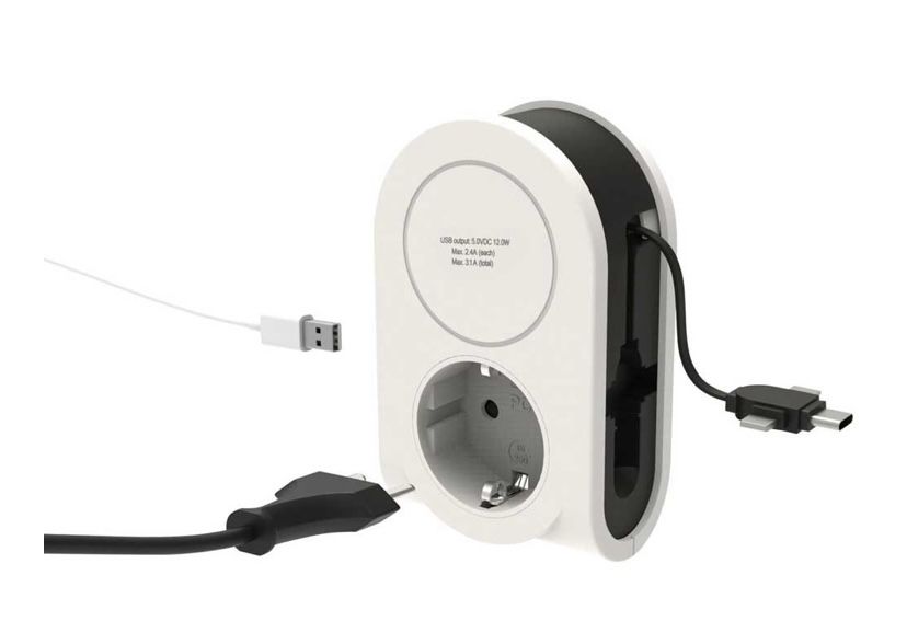 Adaptor Priza / USB / Încărcător Telefon( IPhone / USB C / Micro USB