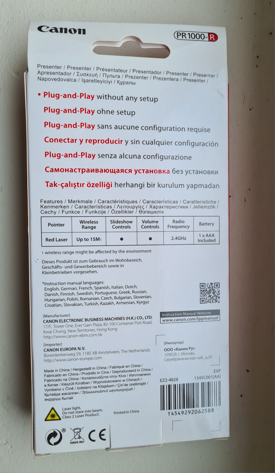 Laser Presenter Canon PR1000