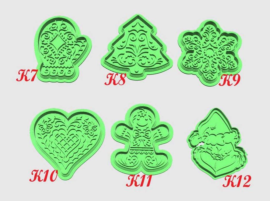 Формички за бисквити /сладки за Коледа