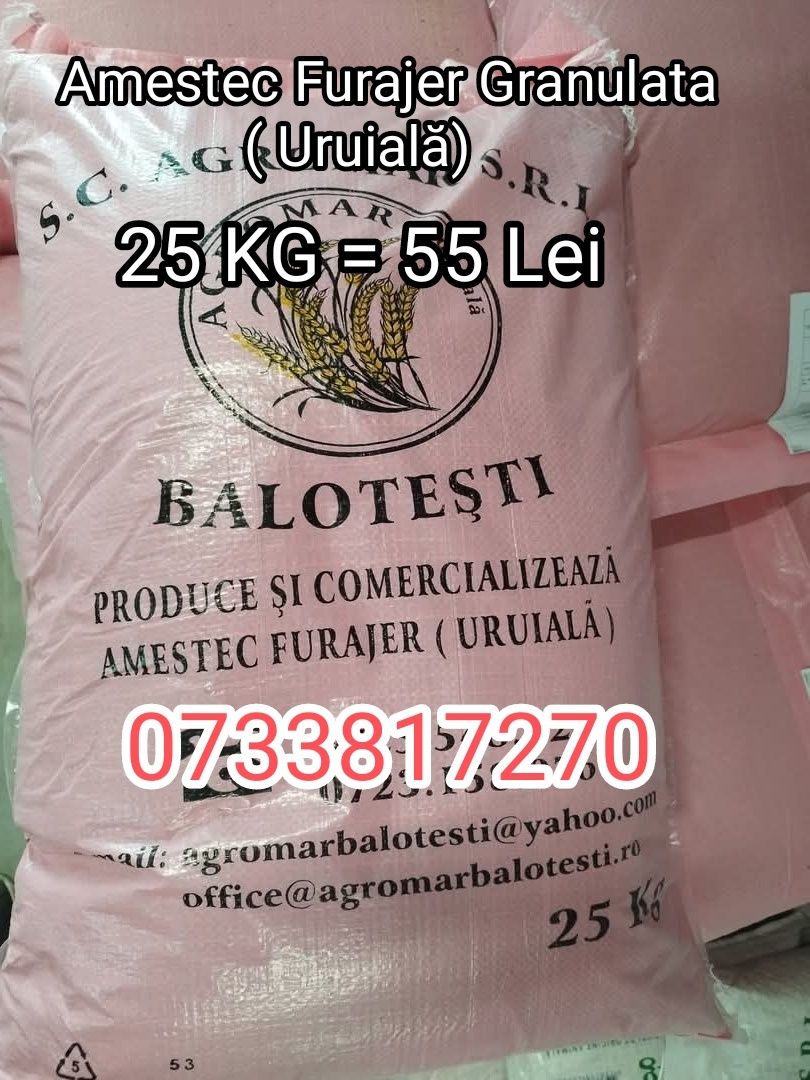 Furaje Concentrate Păsări și Animale