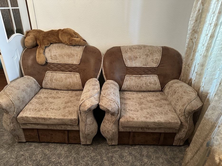 Диван и креслокровати бу