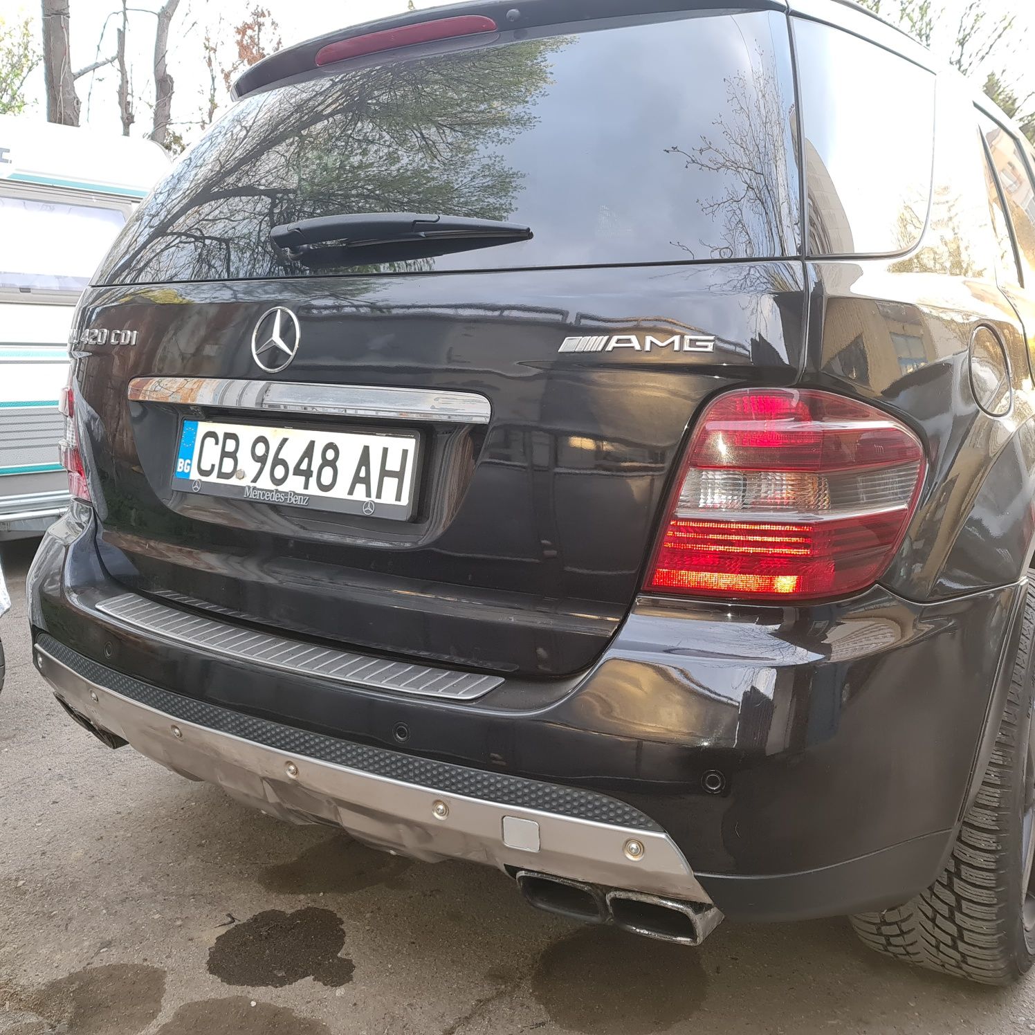 Предна и задна броня за Mерцедес/Mercedes  ML w164