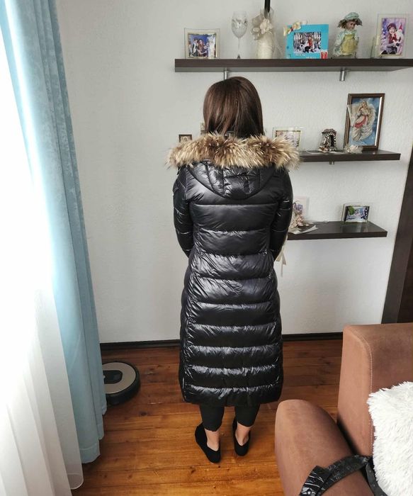 Зимно яке черно дълго