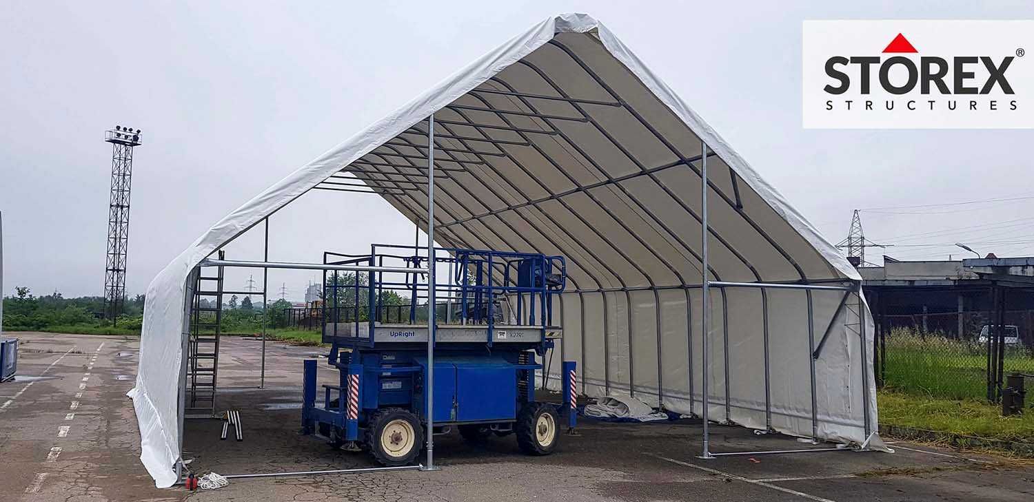 Cort industrial 9,15x20m