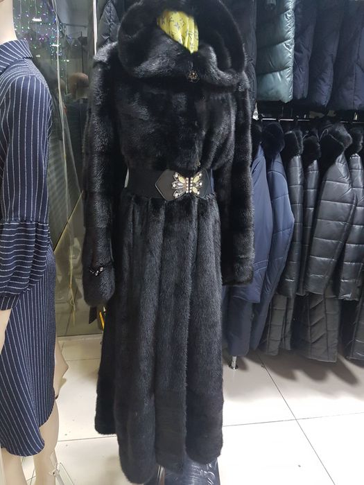 Натуральная норковая шуба