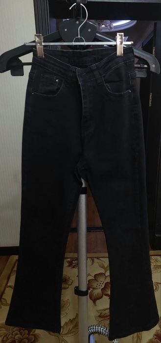 Детские черные джинсы