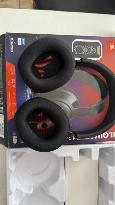 Casti Gaming JBL Quantum 360, Wireless, Negru