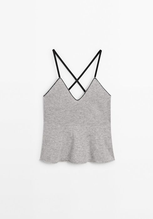 Top peplum Massimo Dutti Studio