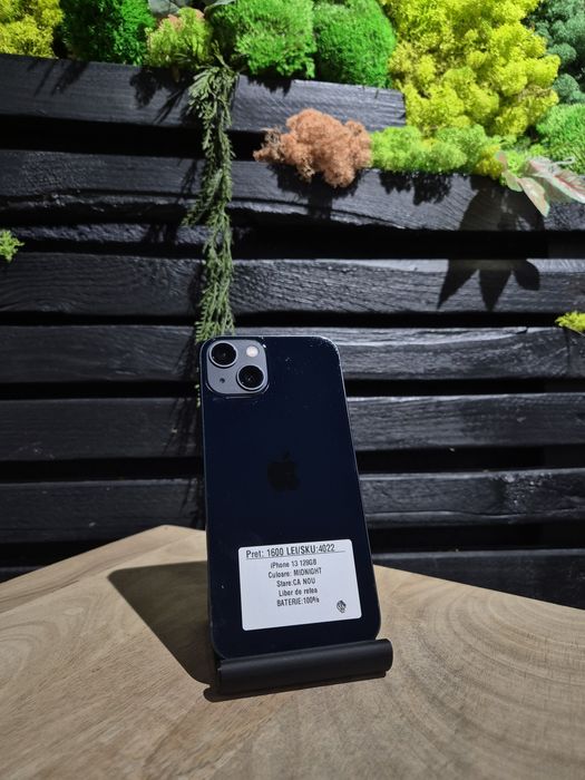 iPhone 13 128gb Midnight Neverlocked Bat 100%/Fact+Garantie