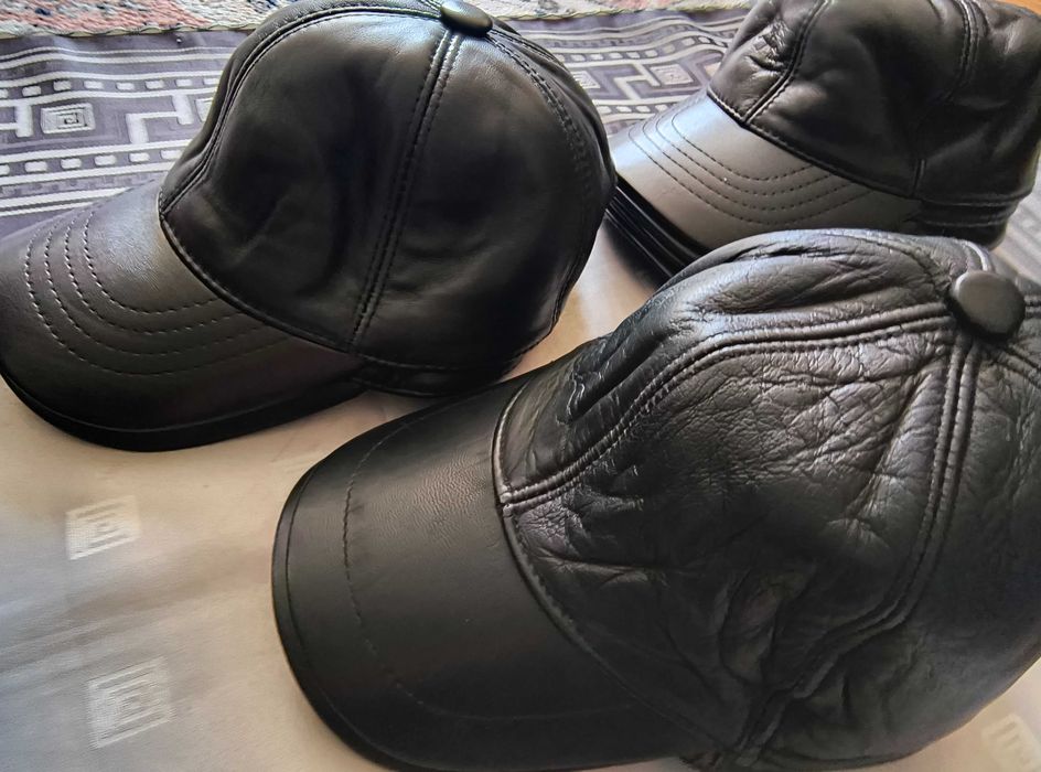 Мъжка шапка с козирка , мъжка кожена шапка , каскети