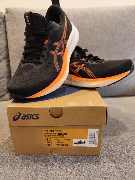 Pantofi sport alergare bărbați. Asics gel pulse 16, nu Hoka, Nike