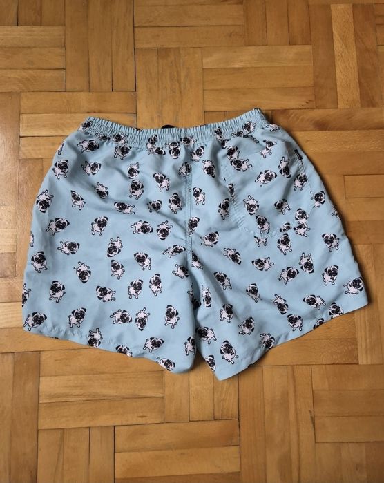 Șort de baie / înot, bărbați Tezenis Pug - Imprimeu Albastru - M