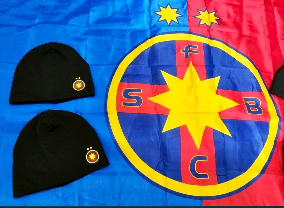 Fes FCSB + Steag FCSB 90x150 ( set FC Steaua București)
