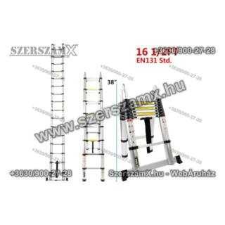 Scara telescopică Haina M143 cu două ramuri 5m 2.5m + 2.5m