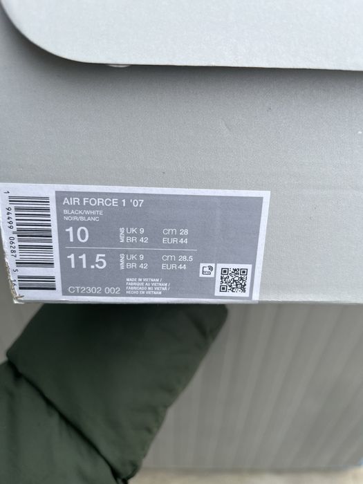 Nike air force 1 номер 44