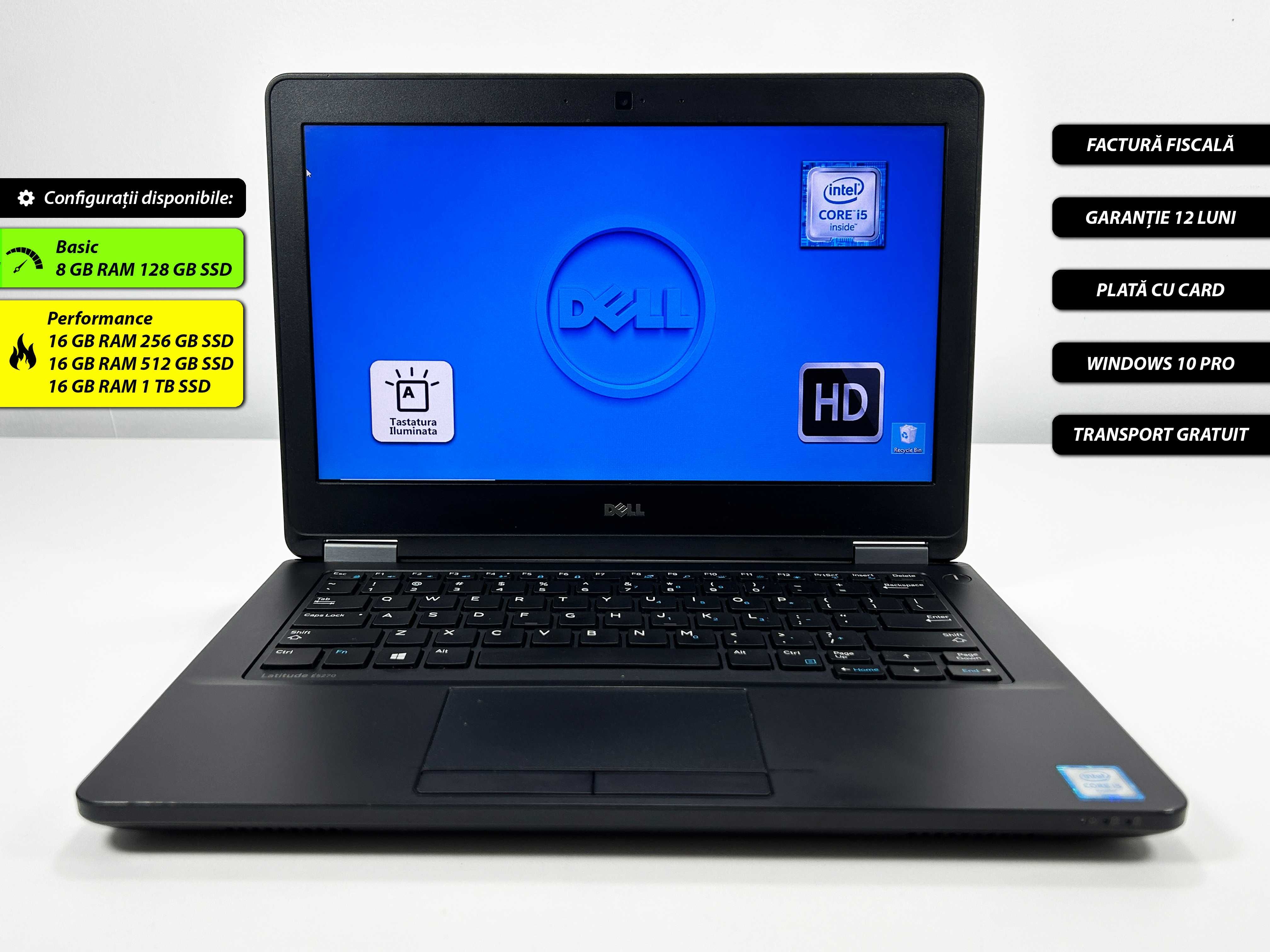 Laptop Dell Latitude i5 SSD Taste Iluminate Business Garantie 12 luni