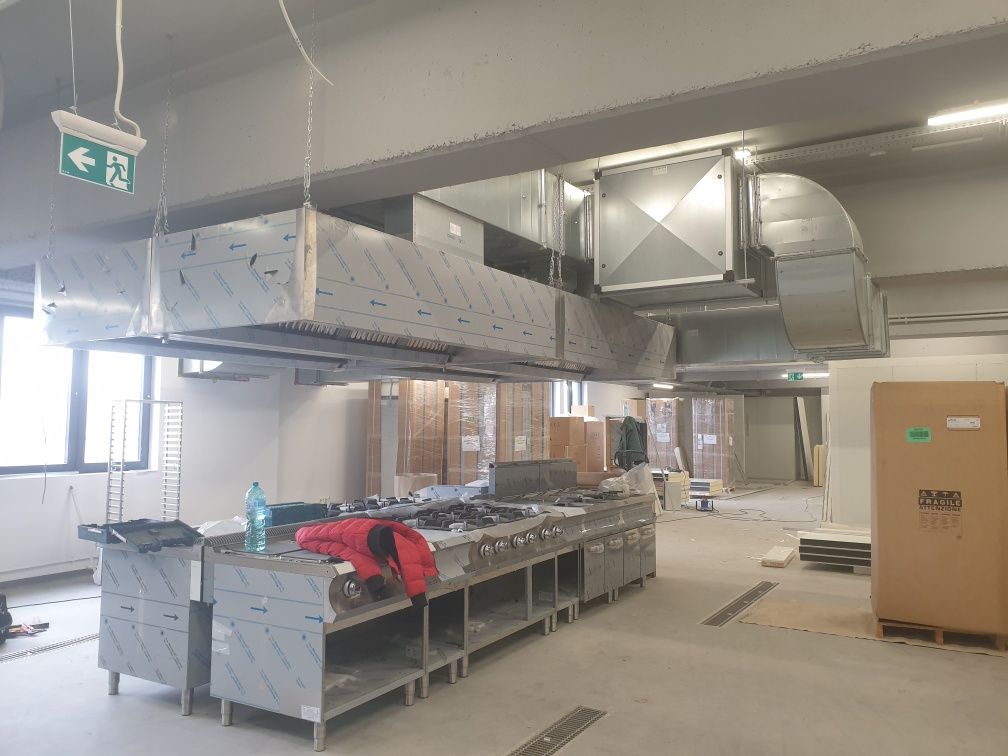 Montaj Hote INDUSTRIALE, Tubulaturi, Ventilatii si Cosuri Fum