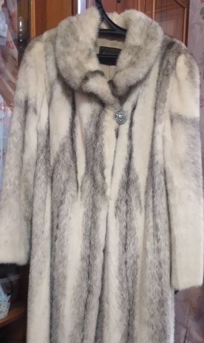 Норковая шуба цельная, (канадская норка)р48-50