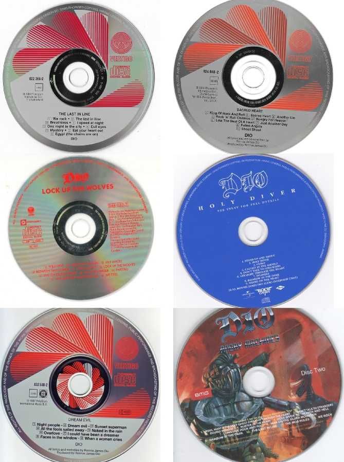 Ronnie James Dio - Colectie Discografie CD