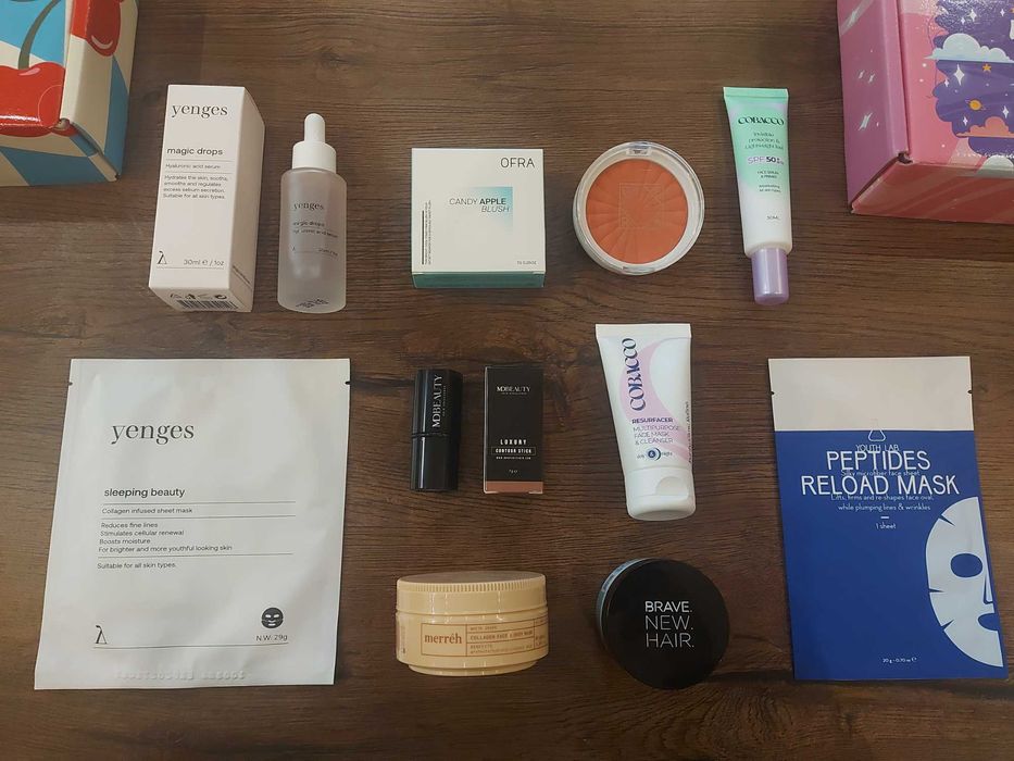 Нова Козметика 9 продукта Bellebox Кибрит Good box FRANCE серум маска