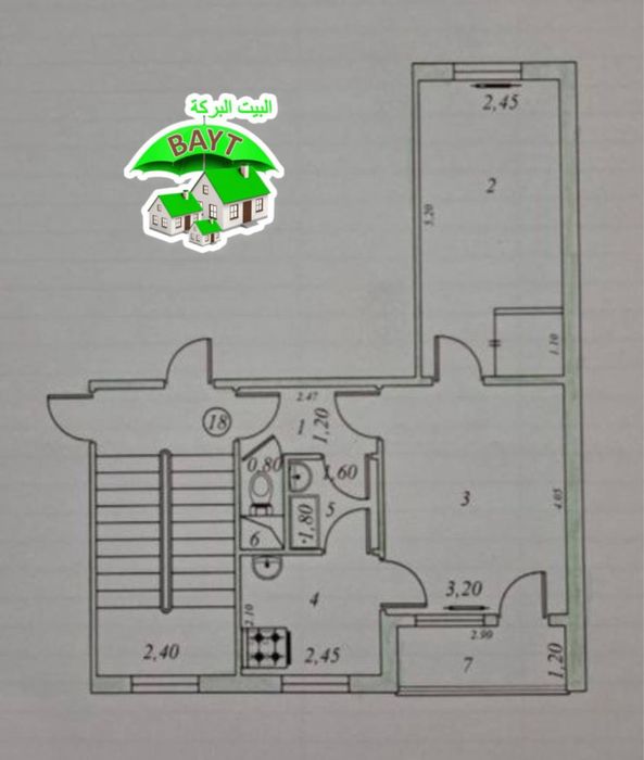 -МЕТРО М.УЛУГБЕК 2/2/4 Чиланзар-2 Квартал Вдоль Дороги. Продаётся