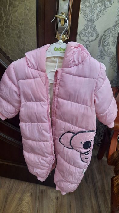 Б/у. Зимний комбинезон для девочки.
