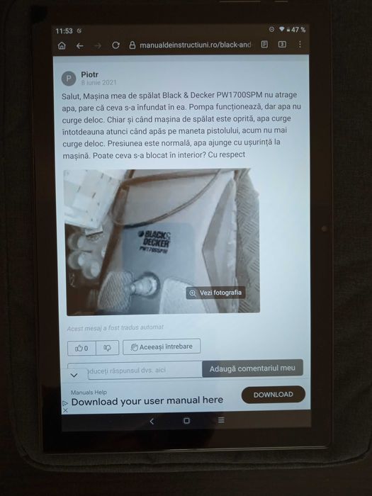 Tableta ereader Blackview Tab 8 fullHD 10 inci 4GB/64GB Dual SIM 4G