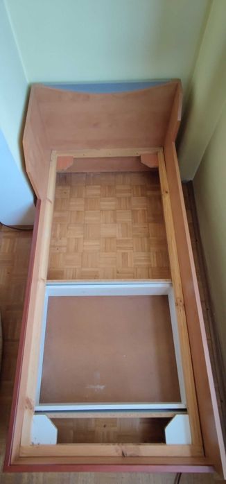 Легло с двулицев матрак и ортопедична рамка 82 х 190 см