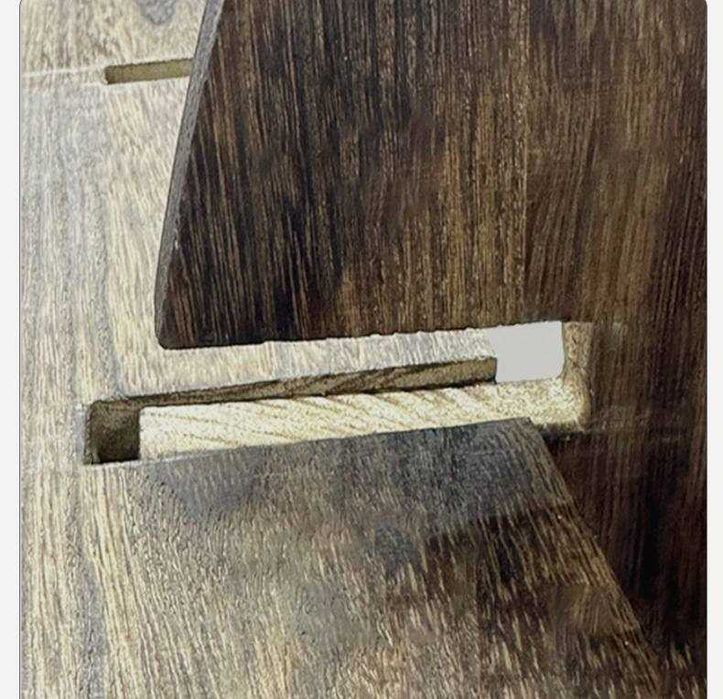 Полка настенная, из цельного дерева, 70*70 см