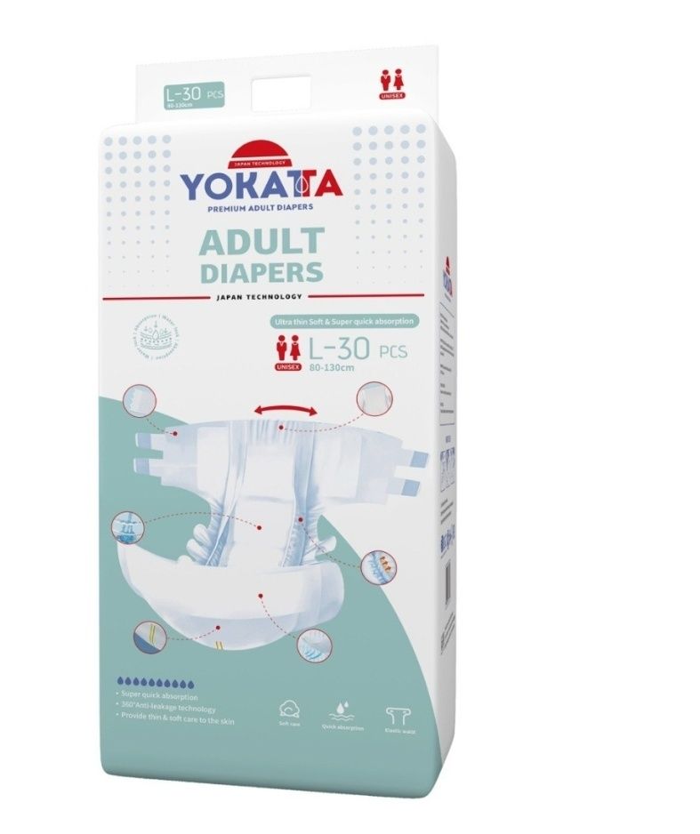 Памперсы Yokata размер 3 L 20 пачек