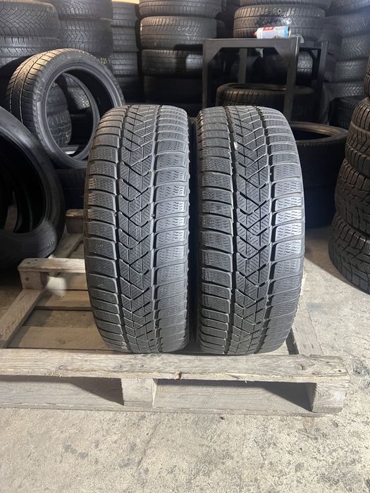 2 anvelope de iarna 205/55/16 pirelli runflat!