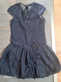 Детска дънкова рокля 140-146