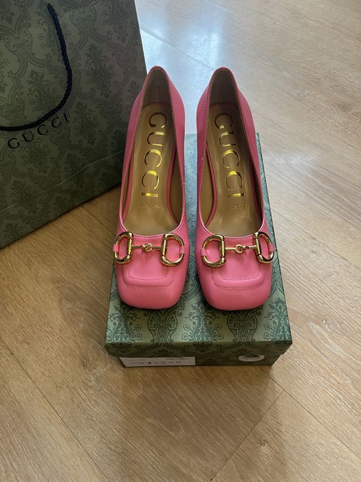 Туфли Gucci в нежном розовом цвете 36 размера